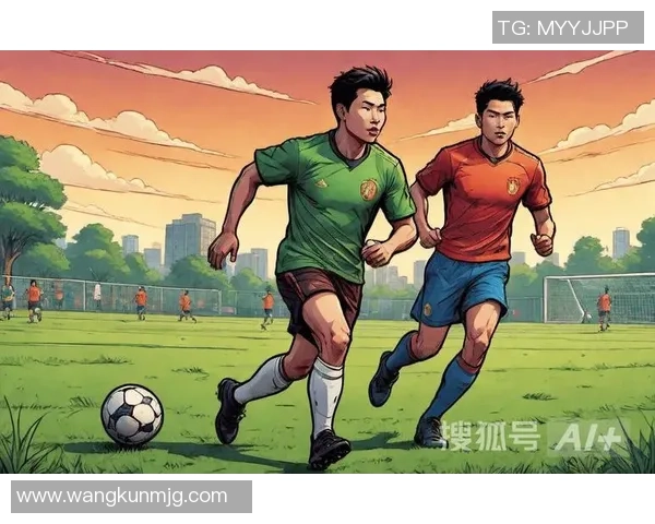 可爱Q版球星足球插画展现球场激情与梦想的完美结合